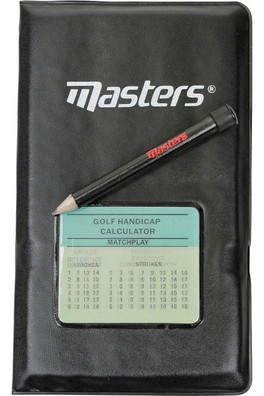 Unisex Golf Score Card Holder - Black