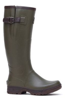 Veneur Womens Rubber Fishing Boot - Green