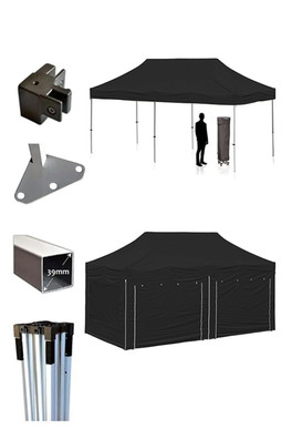Pro30 4.5m x 3m Gazebo - BLACK