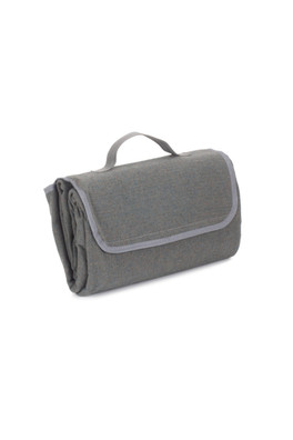 Grey Tweed Picnic Blanket - Grey