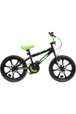 5-18 BMX Bike Kids 18" MAG - Black/Green