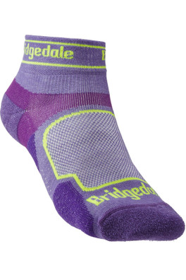 Ultra-Light Womens T2 Coolmax Low Cut Run Socks - Purple