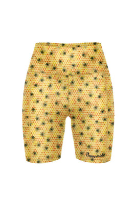 Womens Bee Yourself Fitted Shorts - Bee yourself