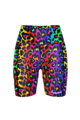 Womens Get Spotted Snazzy Fitted Shorts - Get spotted snazzy