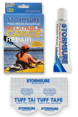 Inflatable Kayak Repair Kit - Clear