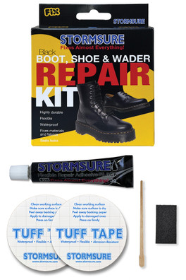 Boot, Shoe and Wader Repair Kit - Black