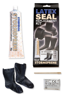 Drysuit Sock Replacement Kit - Off-White