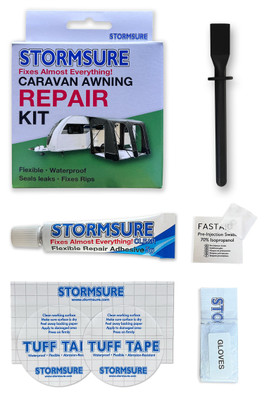 Caravan and Campervan Awning Repair Kit - Clear