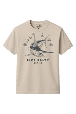 Marlin Rush Mens T-Shirt - Natural