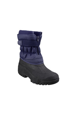Chase Touch Fastening and Zip up Winter Boot Mens - Navy
