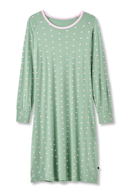 Womens Bamboo Nightdress - Juniper Polka