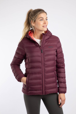 Eshka Womens Lightweight Padded Jacket - Aubergine