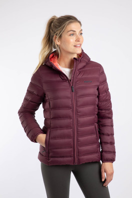 Eshka Womens Lightweight Padded Jacket - Aubergine