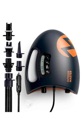 Shark 2 Electric Paddleboard Pump - Black/Orange