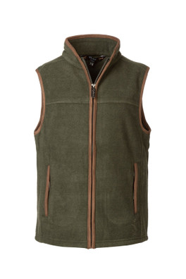 Huggate Kids Fleece Gilet - Khaki