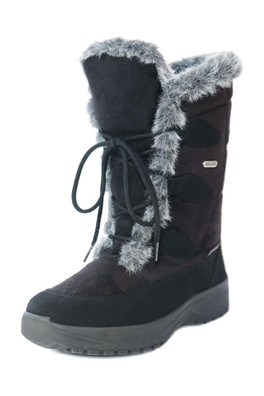 Oribi2 Women's Winter Boots with Ice Grips - Black