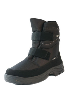 Sorex3 Men's Winter Boots with Ice Grips - Black