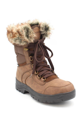 Yukon Women's Waterproof Insulated Winter Boots - Brown