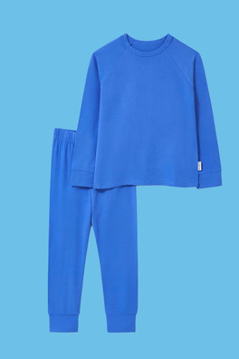 Kids Bamboo Base Layer Set - Ocean Blue