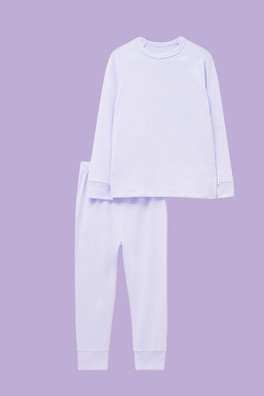 Kids Bamboo Base Layer Set - Dusk Lilac