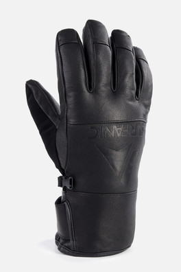 Icon Leather Unisex Ski Glove - Black