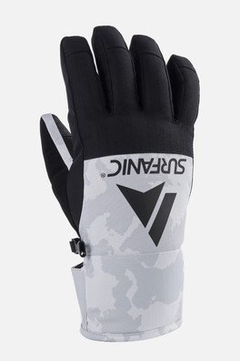 Icon Unisex Ski Glove - White Map