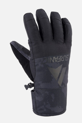 Icon Unisex Ski Glove - Black Map