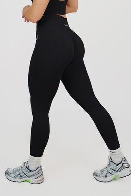 Form Women's Seamless Scrunch Leggings - Black