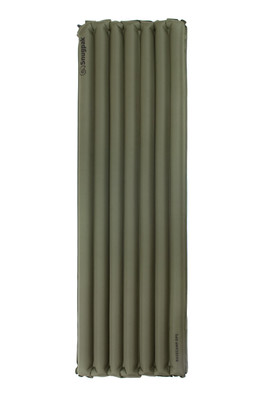 Self Inflating Air Mat with Built-in Foot Pump - Olive Green