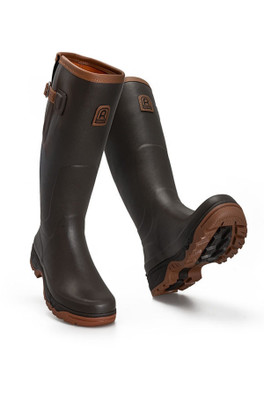 Men's Wellington Boots Grand Veneur Brown - Brown