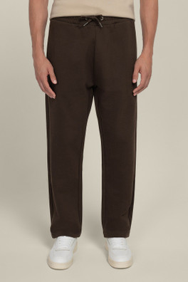 Jelling Mens Heavyweight Wide Leg Jogger - Brown