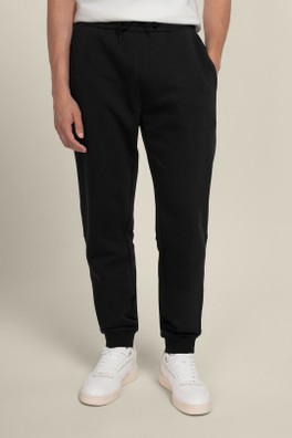 Faaborg Mens Zipped Pocket Panel Jogger - Black