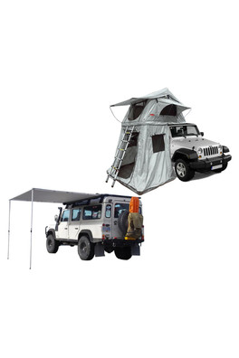 Ventura Deluxe 1.4 Roof Top Tent + Annex + Awning - Grey