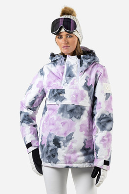 Odyssey 2.0 Womens Overhead Ski Jacket - Pink Watercolour