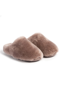 Womens Louise Sheepskin Slipper - Coffee