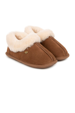 Womens Classic Sheepskin Slipper - Chestnut
