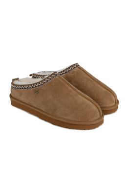 Mens Miles Sheepskin Slipper - Chestnut