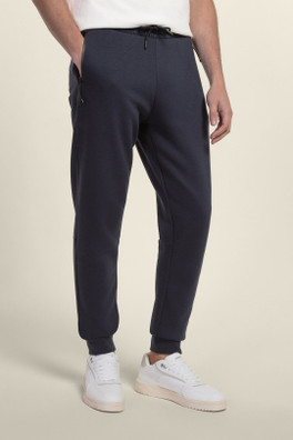Zipped Pocket Panel Slim Fit Jogger - Navy