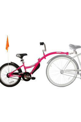 Co Pilot Tagalong Trailer Kids Bike Seat - Pink