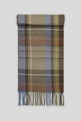 Eartham Mens Check Scarf - Multi