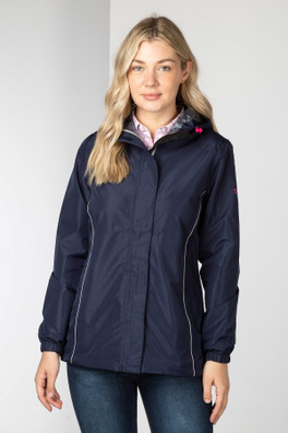 Womens Lightweight Packable Jacket - Navy