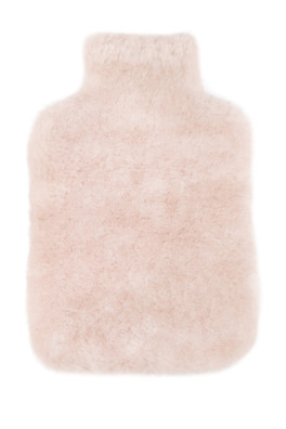 Sheepskin Rebecca Hot Water Bottle - Rose