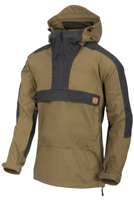 Woodsman Mens Anorak Jacket - Coyote / Ash Grey