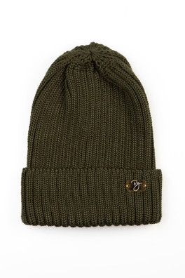 Bella Womens Beanie Hat - Olive