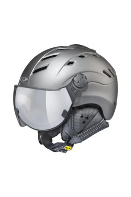 Camurai Helmet with Photochromic Mirror Visor - Titan/Vario Silver