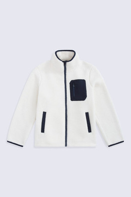 Atlas Kids Zip Fleece - Beige
