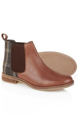 Jenny Womens Leather Chelsea Boots - Brown