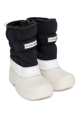Kids Snow Boots - Black/White