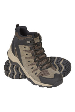 Rapid Mens Waterproof Hiking Boots - Light Brown