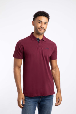 Miles Mens Pique Polo Shirt - Tawny Port